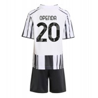 Stroje piłkarskie Juventus Lois Openda #20 Koszulka Podstawowej dla dzieci 2025-26 Krótki Rękaw (+ szorty)